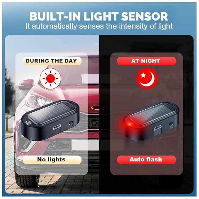 Solar Power Simulated Dummy Alarm Security Light